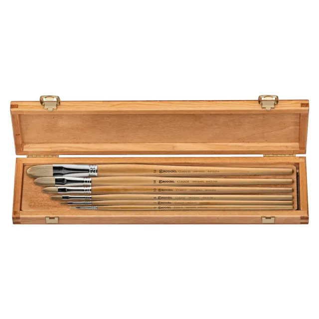 Escoda Clásico 4700 set pinceles óleo caja madera