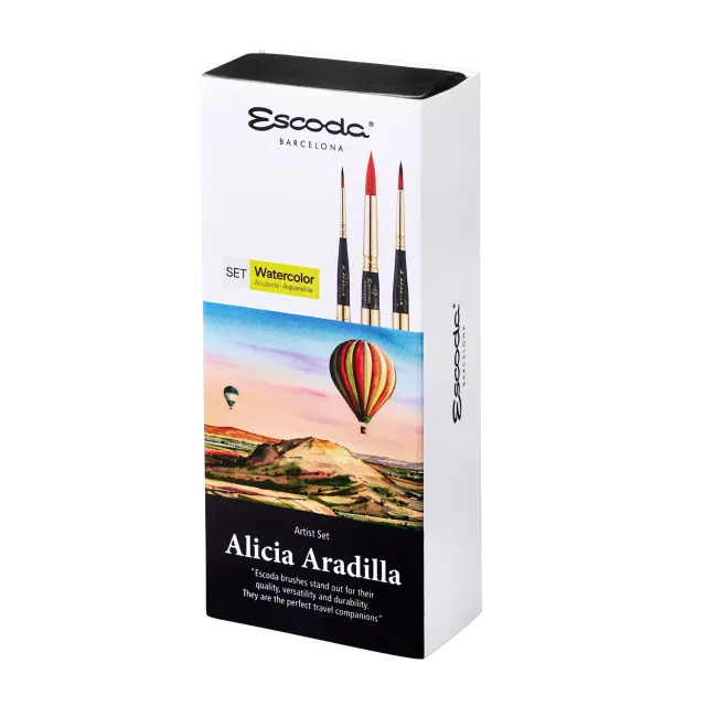 Escoda 8624-1 Alicia Aradilla set de pinceles de acuarela