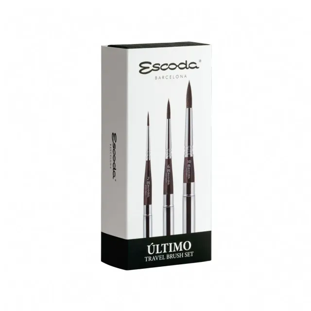 Escoda 1255 set de pinceles de viaje para acuarela Reserva